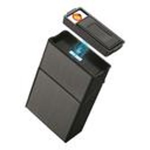 Nonstop - Cigarrera Con Encendedor On Top - Grafito Oscuro - Larga