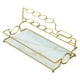 thumbnail image 2 of Exquisito Soporte Para Cepillos De Dientes, Organizador Cosmético Para Encimera De Baño, Hogar, Blanco Y Dorado, 2 of 3