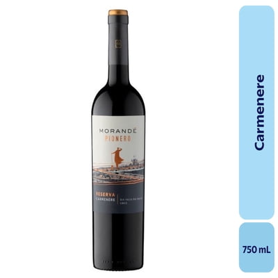 Vino Carménère Botella 750 Ml Morande