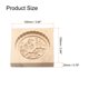 thumbnail image 2 of Molde de Galletas de Madera Uxcell 3.94" x 3.94" Molde de Galletas de Madera Tallado en Forma de Copo de Nieve, 2 of 6