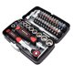 thumbnail image 1 of Juego De Llaves De Tubo 38pcs 1/4 '' Drive Llave De Trinquete Llave Reparación De Bicicleta Rojo, 1 of 5