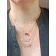 thumbnail image 3 of Collar Multicapa 3 En 1 Colgantes Zodiaco Escorpio baño de oro 14kl, 3 of 4
