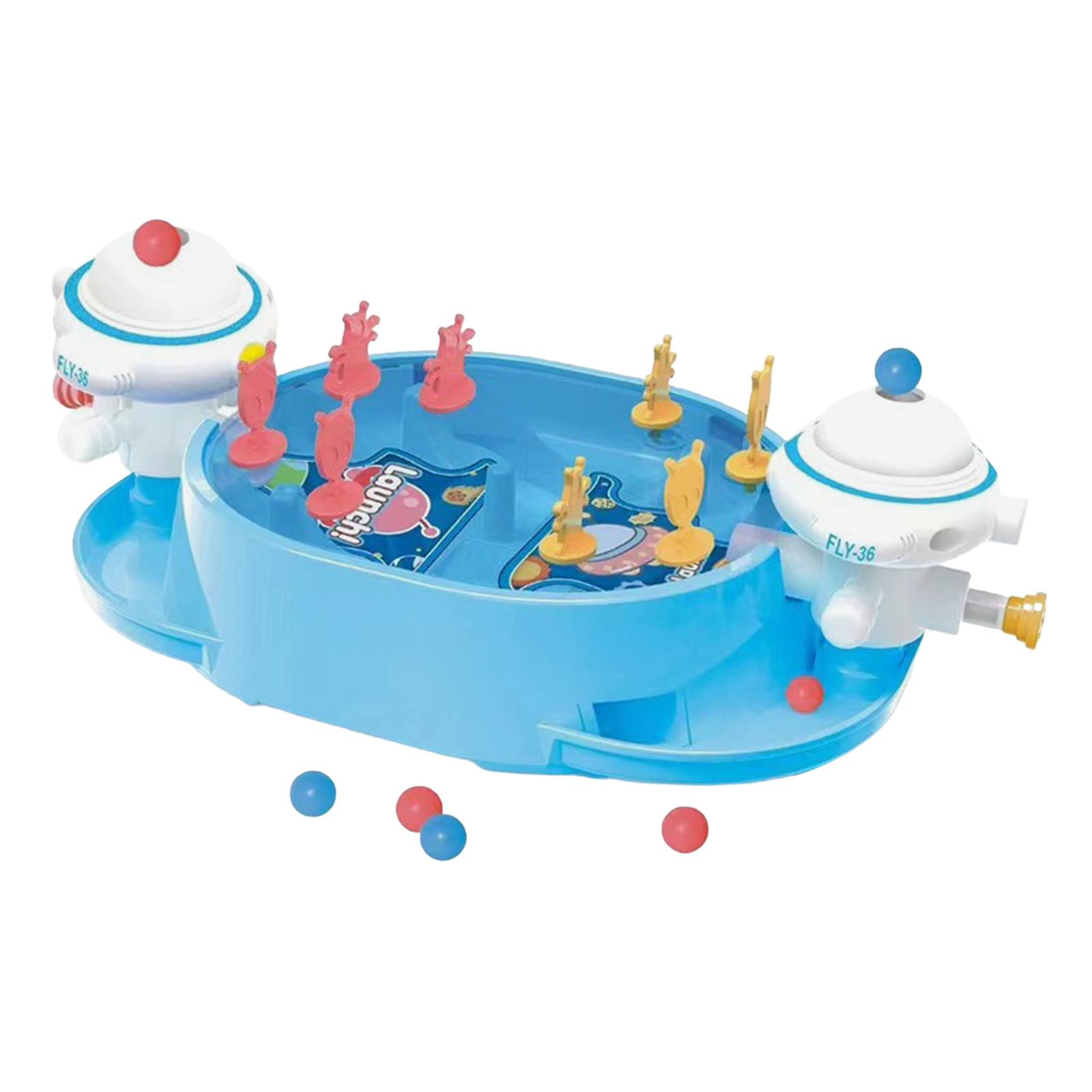 Bothyi - Juego De Pinball De Escritorio Para Desarrollar Habilidades Motoras Finas, Juego De Interacción Para Niños, Regalo Azul