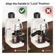 thumbnail image 5 of Máquina de espresso KEENSTAR de 3.5 bar con espumador de leche, 800 W, 4 tazas, 5 of 7
