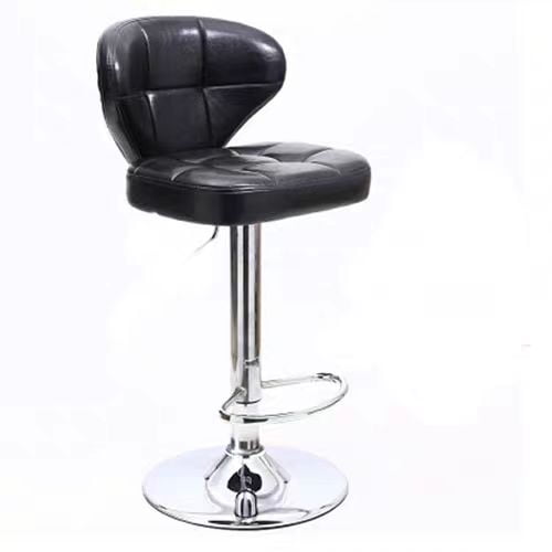 Bj Hogar - Silla Piso Bar Altura Regulable Taburete Con Respaldo Bj004