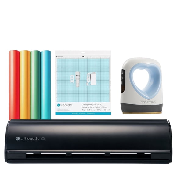 Silhouette Cameo 5 Alpha Black + Plancha Mini Craft express