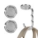 thumbnail image 1 of Gancho plegable para bolso kwmobile 3,4 cm plateado - juego de 2, 1 of 8