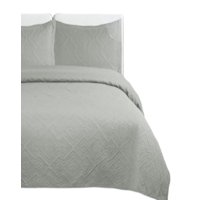 Genérico - Cubrecama Quilt Unicolor Verano Dos Plazas Ligero E2