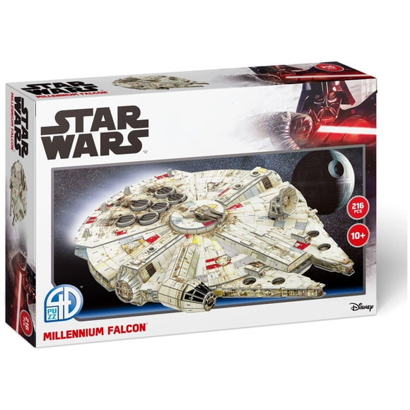 Kit de modelo de papel 3D 4D Cityscape Millennium Falcon