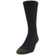 thumbnail image 3 of Calcetines deportivos GOLDTOE 656S de algodón con cuello redondo para hombre, color negro, talla XL, 3 of 5