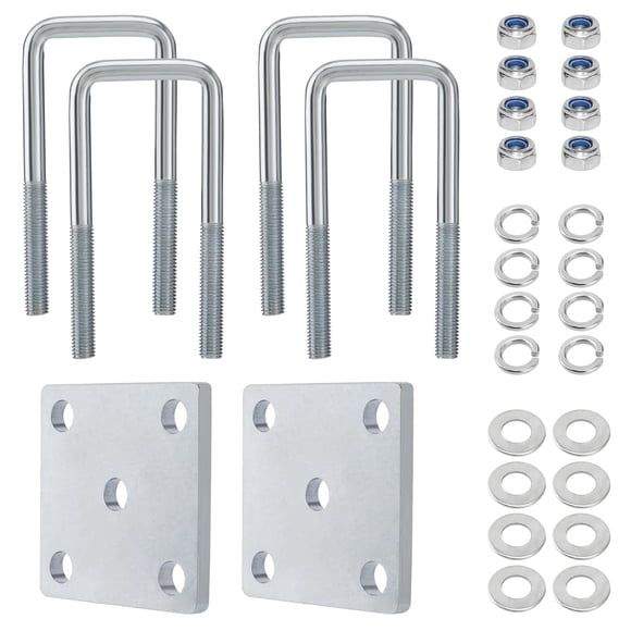Kit de pernos en U Racewill 13 cm para eje 2x2, diámetro 1,6 cm