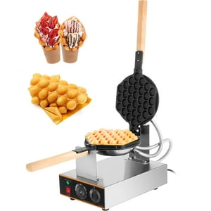 Wafflera Con Burbujas Vevor Commercial 1400 W Con 2 Sartenes
