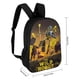 thumbnail image 2 of Robot Salvaje-theme Backpack, Campus style schoolbag Bookbag with Adjustable Shoulder Straps And Large Zip Compartment, Unisex Travel Bags., 2 of 6