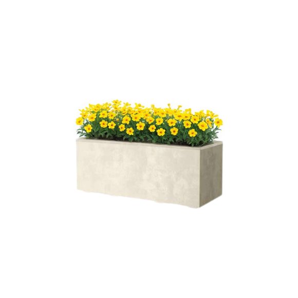 JARDINERA DEROMA 60X25cm CREMA