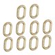 thumbnail image 4 of 10x Anillos Ovalados Con Resorte Mosquetón Resorte Llavero Hebilla Empuje Gancho Dorado, 4 of 5