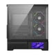 thumbnail image 2 of Gabinete Gamer XYZ AURORAX 100 PRO, Panel Panorámico, Pantalla 5.5", Incluye 3 Fans, Negro, 2 of 6