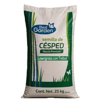 Best Garden - Semilla De Césped Lawngrass Con Trébol 25 Kg