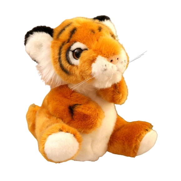 Plush Tiger Hand Puppet Mobet Juego De Roles Tiger Tiger Plush For Kids Toys Gift Brown