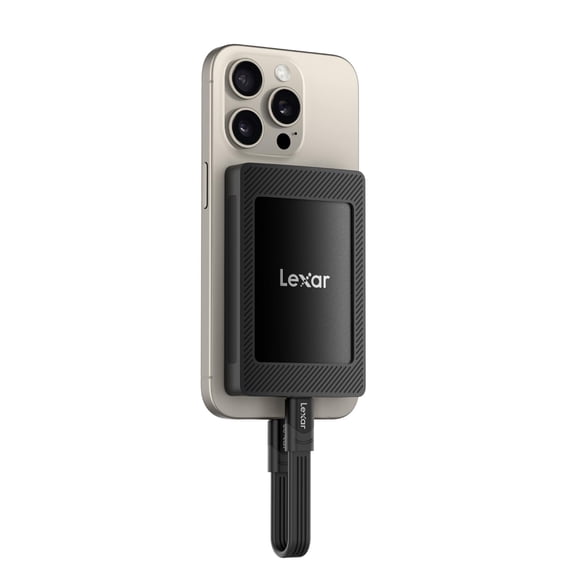 Lexar SL500 USB 3.2 Gen 2 Tipo-C SSD Externo Portátil con Set Magnético, Negro - 1TB