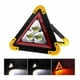 thumbnail image 1 of Triangulo de emergencia recargable y con panel solar, Luz Led y linterna, 1 of 5