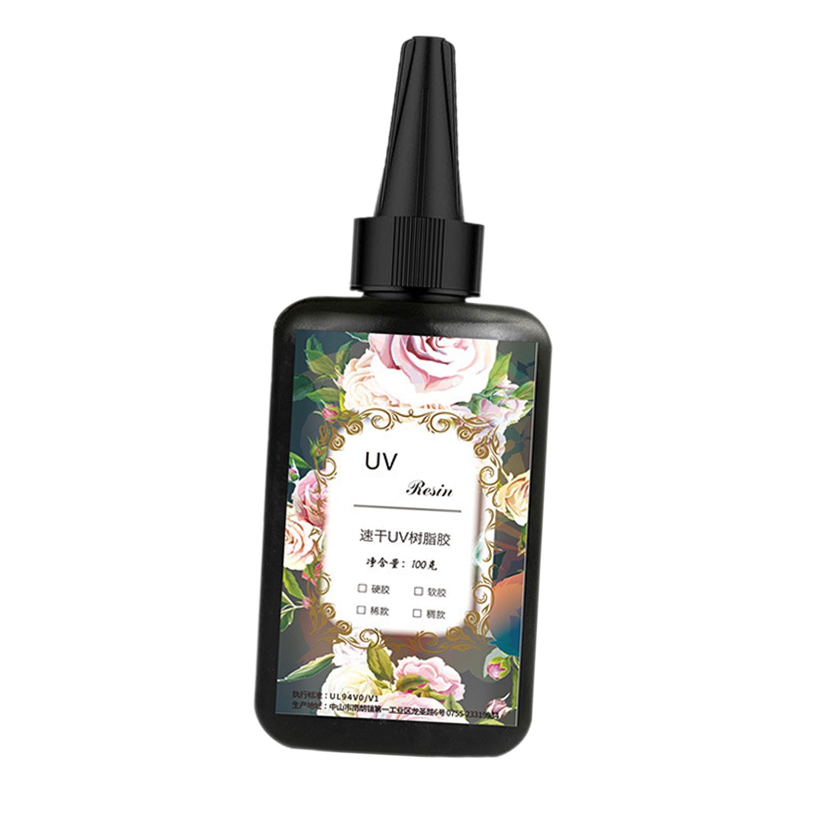 Magideal - Pegamento Transparente De Resina Epoxi, Fabricación De Joyas Artísticas Diy, Proyectos De Resina Dura De Resina Transparente, Para Collar, Pendientes, 100 Gramos