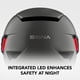 thumbnail image 3 of Casco Sena U1 E-Bike Smart con malla 2.0 Intercom, color gris mate, 3 of 4