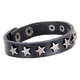 thumbnail image 3 of Pulsera brazalete con pu?o estrella de cuero PU Brazalete con dijes Mujer Joya Negro, 3 of 3