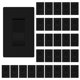 thumbnail image 1 of Interruptor decorativo ThunderWay 3 vías negro mate - paquete de 30, 1 of 9