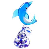 Magideal - Decoración De Delfines Adornos De Delfines Decoración Decorativa Marina Centro De Mesa Sala De Estar Encantadora Estantería Habitación Artesanía Decor A