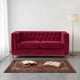 thumbnail image 1 of Sofa Roma 2 C Tela Velvet Burdeo, 1 of 6