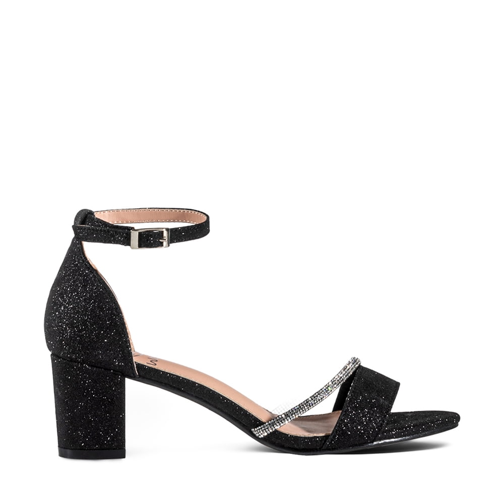 Sandalia Taco Fiesta Negra Mujer Weide You132