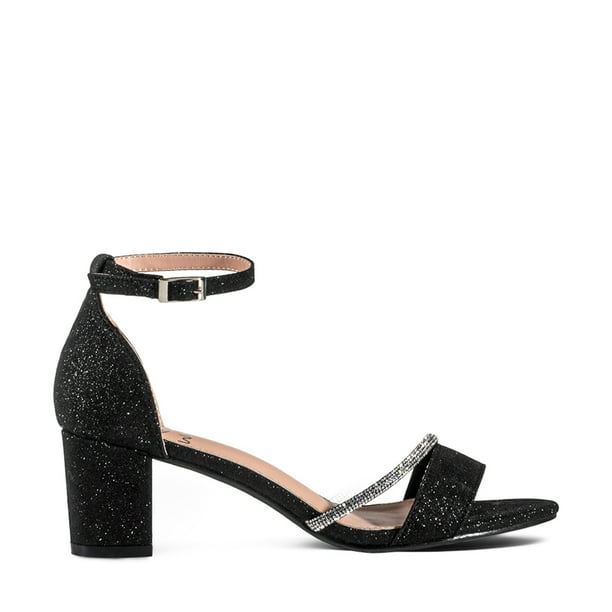 Sandalia Taco Fiesta Negra Mujer Weide YOU132