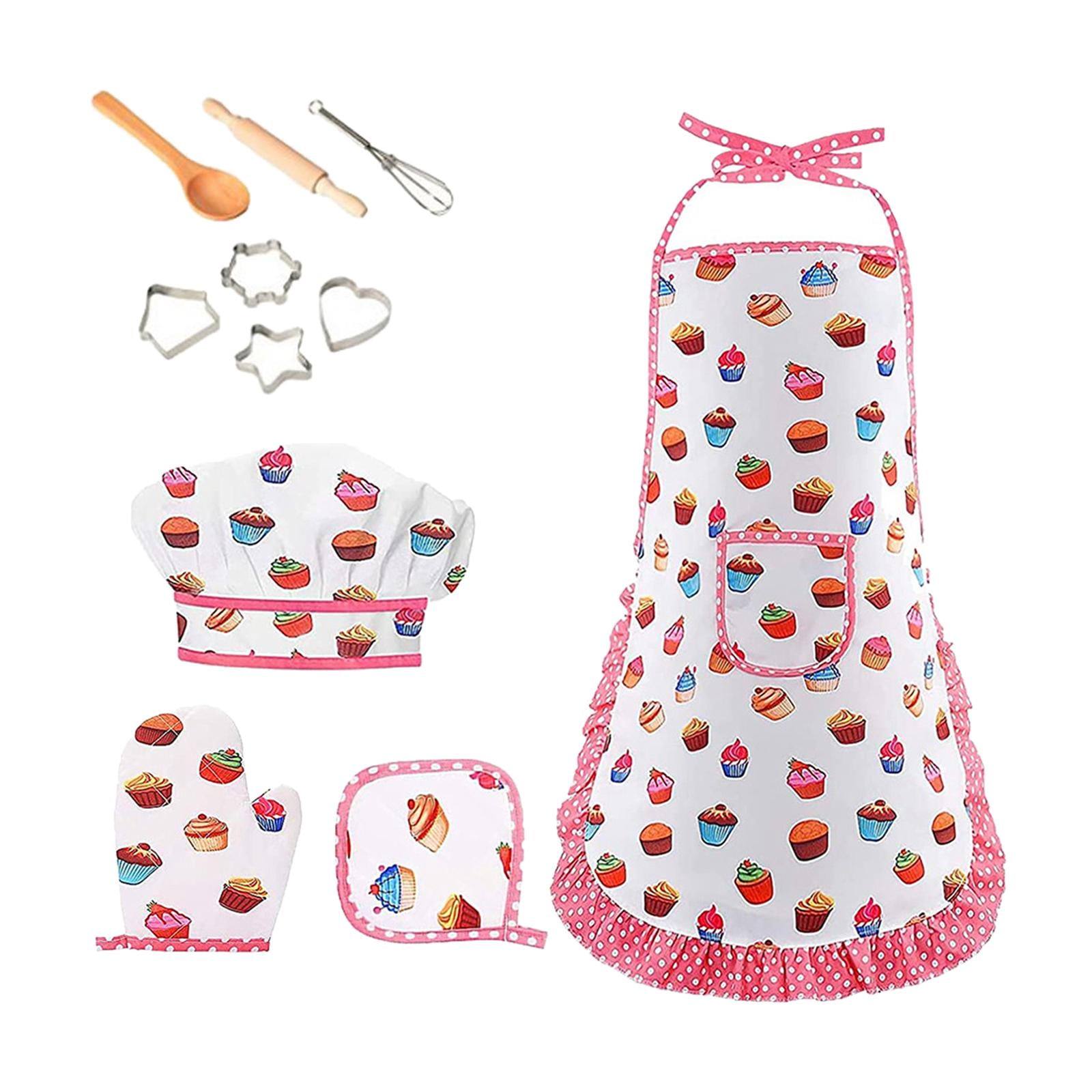 Bothyi - Kids Cooking Baking Set Guantes De Cocina De Juguete De Desarrollo Para Niños 11 Piezas