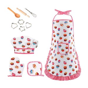 Bothyi - Kids Cooking Baking Set Guantes De Cocina De Juguete De Desarrollo Para Niños 11 Piezas