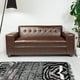 thumbnail image 2 of Sofa Tres Cuerpos Ecocuero Chocolate, 2 of 3