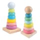 thumbnail image 4 of 2x Bloques De Apilamiento De Construcción Coloridos De Madera Regalos De Juguetes Educativos Para Bebés, 4 of 5