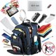 thumbnail image 3 of Mochila VECKUSON 60 L para Portátil Gaming 46 x 39 x 30 cm Azul, 3 of 5