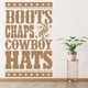 thumbnail image 2 of Decomural Cowboy Hats WS-17014, 2 of 2