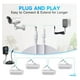 thumbnail image 4 of Cable Extension Dc Fuente Poder 12v Camara Ip 20metros Blanco, 4 of 6