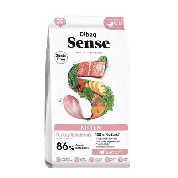 Alimento Seco Gatos Kitten Sabor Salmón y Pavo Bolsa, 1.5 KG