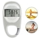 thumbnail image 2 of Podómetro digital 3D con clip para distancias de caminata, contador de pasos con clip, memoria, millas/km, ejercicio, actividad física, calorías para hombres, mujeres y niños., 2 of 8