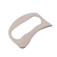 Ioensy - Herramienta De Masaje Gua Sha Con Mango De Acero Inoxidable Portátil Para La Cara De La Espalda Del Cuello