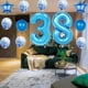 thumbnail image 3 of Artículos de fiesta para decoración de 47 cumpleaños de XLOOD, color azul, 3 of 5