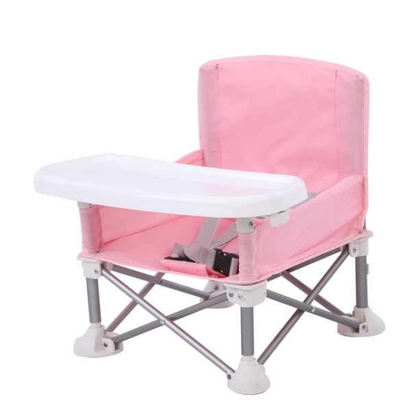Aluminium Alloy Foldable Portable Compact Baby Chair With Safe Belt For Indoor Outdoor Use, Easy Travel For Camping Picnics , Boys & Girls