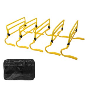 Ioensy - 5 Vallas De Agilidad, Equipo De Entrenamiento De Velocidad Y Agilidad Para Atletas, Juegos, Color Amarillo