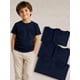 thumbnail image 1 of Pack 6 Poleras De Niños Cuello 100% Algodon Cuello Redondo Azul Marino 4 Lisa, 1 of 3