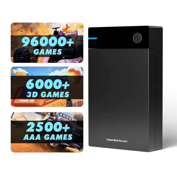Disco duro Kinhank Retro Game de 12 TB con más de 96000 juegos Win 7/8/10/11