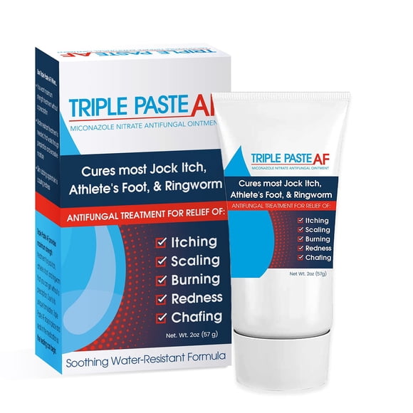 Ungüento antimicótico Triple Paste AF 2% Miconazol, tubo de 60 ml