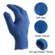 thumbnail image 3 of Guantes de baño exfoliantes CLEEDY 4 piezas azul y rosa, 3 of 7