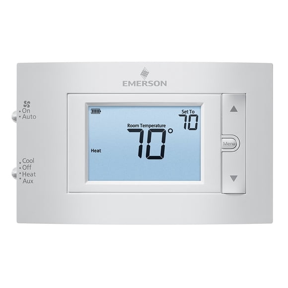 Termostato Emerson 1F83H-21NP con bomba de calor (2H/1C) no programable